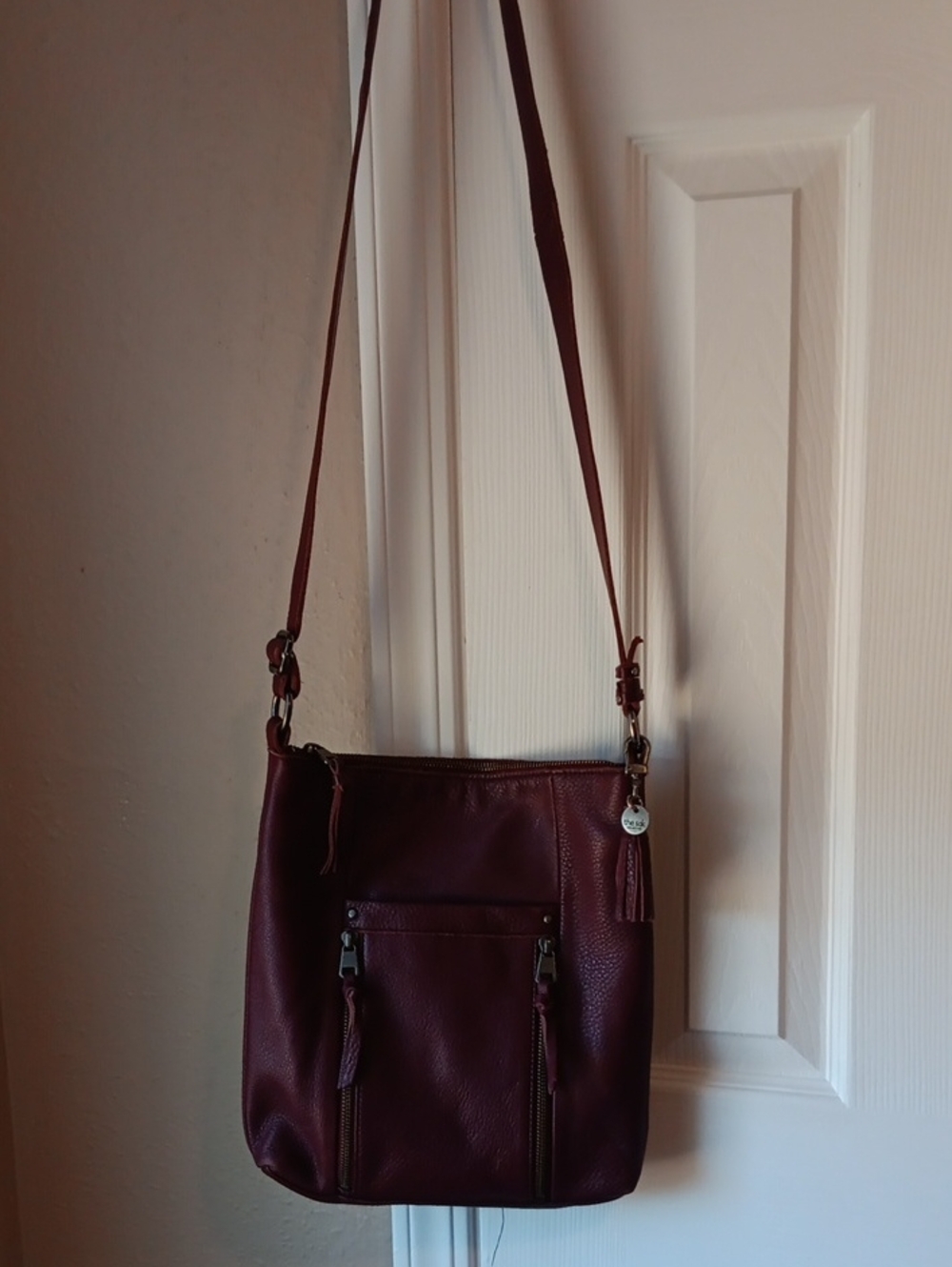 The Sak Women's Crossbody Bag in Deep Burgundy